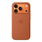 Клип-кейс (накладка) Silicone Case MagSafe для Apple iPhone 17 Pro силикон, терракотовый