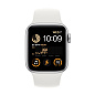 Умные часы Apple Watch SE (2023) 40mm GPS Silver Aluminum Case White Sport Band S/M - 2