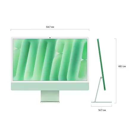 Моноблок Apple iMac 24" M4 (8-core GPU) 16 ГБ, 256 ГБ (MWUE3), зелёный - 4