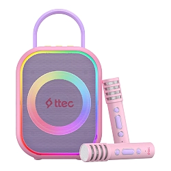 Портативный беспроводной караоке-набор TTEC VocalMate Kids Karaoke Set розовый