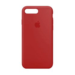 Клип-кейс (накладка) Apple Silicone Case закрытый для Apple iPhone 7 Plus / 8 Plus силикон, красный