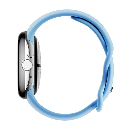 Умные часы Google Pixel Watch 2 41mm серебристый (голубой ремешок) - 4