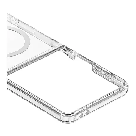 Клип-кейс (накладка) uBear Real Mag Case для Samsung Galaxy Z Flip 7 поликарбонат, термополиуретан, прозрачный - 3