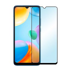 Защитное стекло 3D Classic для Xiaomi Redmi A3 / 10C / 12C / Poco C40 / Poco C55 / Poco C61, черная рамка