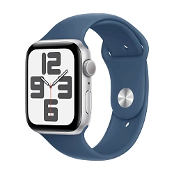 Умные часы Apple Watch Series 10 46mm GPS (Уценка) Silver Aluminum Case Denim Sport Band M/L