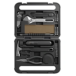 Набор инструментов Xiaomi Mijia Toolbox (12 предметов) чёрный