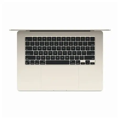 Ноутбук Apple Macbook Air 15" (2024) M3 16 ГБ, 256 ГБ SSD (MC9F4), "сияющая звезда" - 2