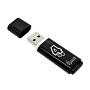 USB-флешка SmartBuy Glossy 4 Гб, чёрный - 1