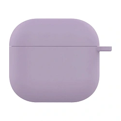 Кобура Silicon Protection Case для Apple AirPods 4 силикон, бледно-фиолетовый