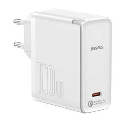 Сетевое зарядное устройство Baseus GaN2 Fast Charger 100 Вт белый