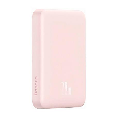 Внешний аккумулятор с беспроводной зарядкой Baseus Magnetic Mini Wireless Fast Charge 10000 мАч 20 Вт розовый - 3