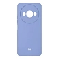 Клип-кейс (накладка) Silicone cover закрытый для Xiaomi Redmi A3 / Poco C61 силикон, голубой
