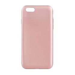 Клип-кейс (накладка) J-Case для Apple iPhone 6 / 6s силикон, "розовое золото"