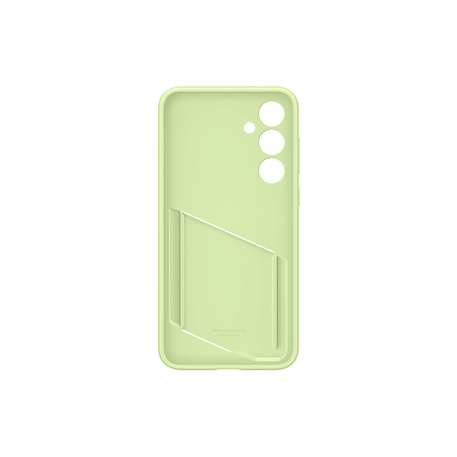 Клип-кейс (накладка) Samsung Card Slot Case для Samsung Galaxy A25 полиуретан, лаймовый - 2