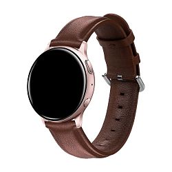 Ремешок для Samsung Watch 22mm кожа тёмно-коричневый