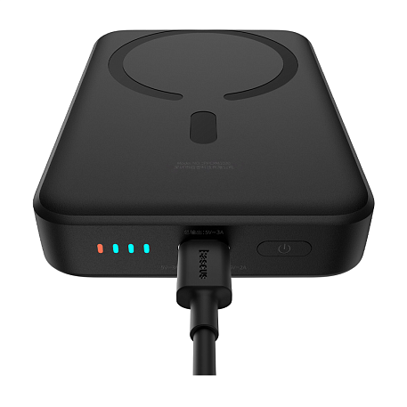 Внешний аккумулятор с беспроводной зарядкой Baseus Magnetic Mini Wireless Fast Charge 10000 мАч 30 Вт чёрный - 2