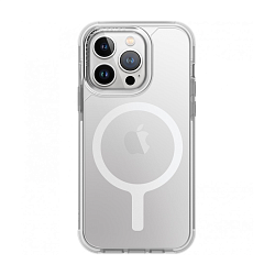 Клип-кейс (накладка) UNIQ Combat MagSafe для Apple iPhone 15 Pro полиуретан, прозрачный