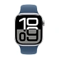 Умные часы Apple Watch Series 10 42mm GPS Silver Aluminum Case Denim Sport Band M/L - 2