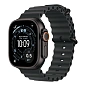 Ремешок Apple Ocean Band Extension для Apple Watch 44 / 45 / 46 / 49mm фторэластомер Black Natural Titanium (One Size)