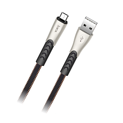 Дата-кабель Hoco U48 Micro 1.2 м, чёрный