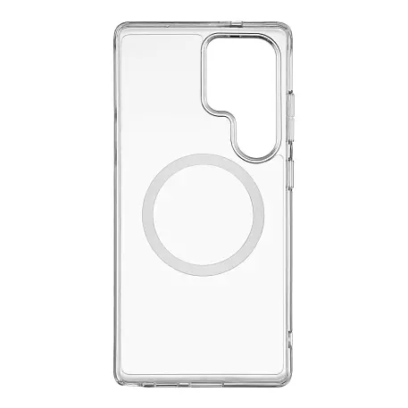 Клип-кейс (накладка) uBear Real Mag Case для Samsung Galaxy S25 Ultra поликарбонат, термополиуретан, прозрачный - 2