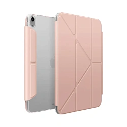 Чехол-книжка c отделением под стилус UNIQ Camden Click для Apple iPad Air 11" (2024 / 2025 / 2026) полиуретан, искусственная кожа, розовый