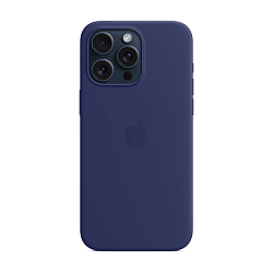 Клип-кейс (накладка) Silicone Case для Apple iPhone 15 Pro Max силикон, тёмно-фиолетовый