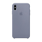 Клип-кейс (накладка) Apple Silicone Case для Apple iPhone Xs силикон, Lavender Grey