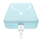 Внешний аккумулятор с беспроводной зарядкой Baseus Magnetic Mini Wireless Fast Charge 10000 мАч 30 Вт (Уценка) голубой (хорошее состояние, вмятина на рамке) - 2
