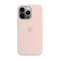 Клип-кейс (накладка) Silicone Case для Apple iPhone 13 Pro Max силикон, пудровый