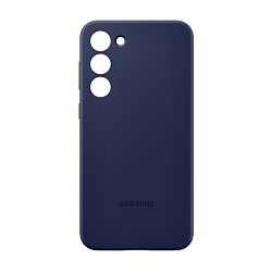 Клип-кейс (накладка) Samsung Silicone Case для Samsung Galaxy S23 Plus силикон, поликарбонат, тёмно-синий