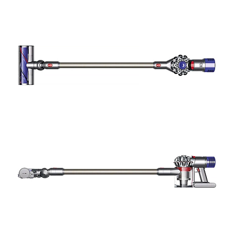 Беспроводной пылесос Dyson V8 Absolute серебристый, никель (SV25) - 3