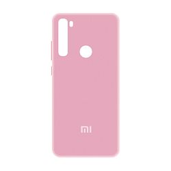 Клип-кейс (накладка) Silicone cover для Xiaomi Redmi Note 8T силикон, розовый