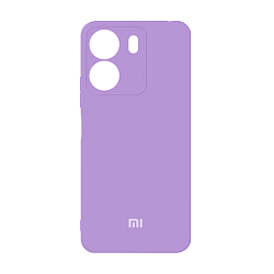 Клип-кейс (накладка) Silicone cover закрытый для Xiaomi Redmi 13C / Poco C65 силикон, лавандовый