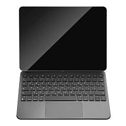 Чехол-клавиатура uBear FlexKey для Apple iPad Pro 13" (2024 / 2025)  алюминий, кожа, чёрный