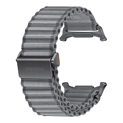 Ремешок Samsung Trail Band для Samsung Galaxy Watch Ultra / Ultra 2 нейлон, титан серый