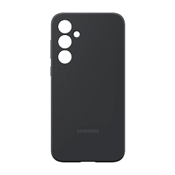 Клип-кейс (накладка) Samsung Silicone Case для Samsung Galaxy A35 поликарбонат, силикон, чёрный