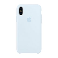 Клип-кейс (накладка) Apple Silicone Case для Apple iPhone X силикон, Sky Blue