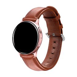 Ремешок для Samsung Watch 20mm кожа коричневый