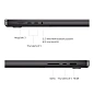 Ноутбук Apple Macbook Pro 16" (2024) M4 Max 36 ГБ, 1 ТБ SSD (MX303), "чёрный космос" - 6