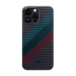 Клип-кейс (накладка) Pitaka Fusion Weaving MagEZ Case 3 для Apple iPhone 14 Pro кевлар (арамид), "мовемент"