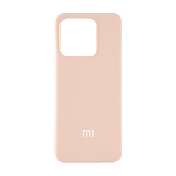 Клип-кейс (накладка) Silicone cover закрытый для Xiaomi Redmi 10A силикон, пудровый