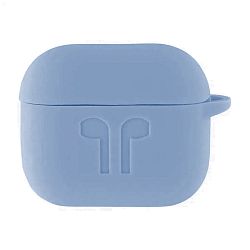 Кобура Protective Case (c карабином) для Apple AirPods 3 силикон, голубой