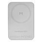 Внешний аккумулятор с беспроводной зарядкой Magssory Pride Pro MagSafe Qi2 10000 мАч 15 Вт чёрно-серый (узкая полоска) - 4