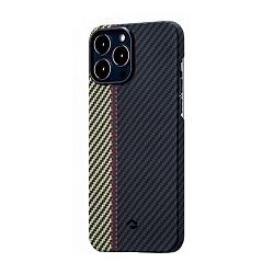 Клип-кейс (накладка) Pitaka Fusion Weaving MagEZ Case 2 для Apple iPhone 13 Pro кевлар (арамид), "увертюра"