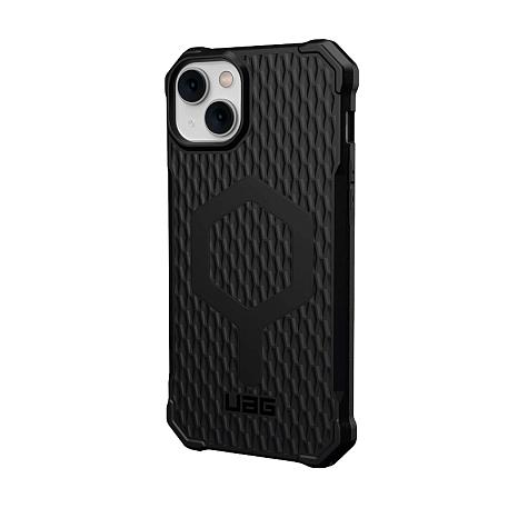 Клип-кейс (накладка) UAG Essential Armor Magsafe для Apple iPhone 14 Plus поликарбонат, чёрный - 2