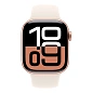 Умные часы Apple Watch Series 10 42mm GPS Rose Gold Aluminum Case Starlight Sport Band S/M - 2