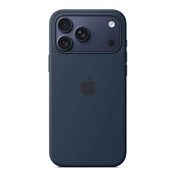 Клип-кейс (накладка) Silicone Case MagSafe для Apple iPhone 17 Pro Max силикон, "тёмная ночь"