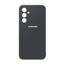 Клип-кейс (накладка) Silicone cover закрытый для Samsung Galaxy A34 силикон, чёрный