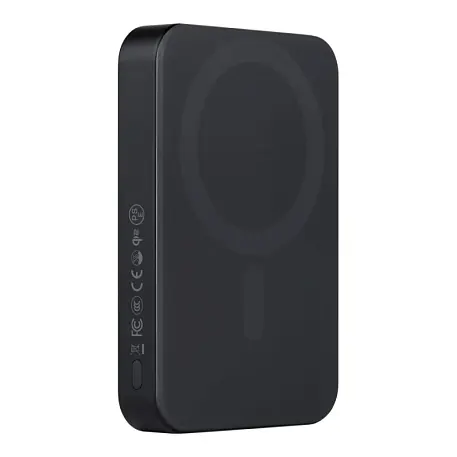 Внешний аккумулятор с беспроводной зарядкой Pitaka Magnetic Power Bank Qi2 10000 мАч 20 Вт чёрно-серый (узкая полоска) (PBQ2501) - 3